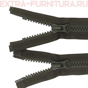 Молния Трактор Т8 2 замка 90см, цв.328 хаки темный, LOGO