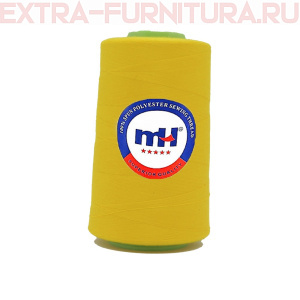 Нитки МН 40/2 п/э  5000 ярдов №385 т. желтый