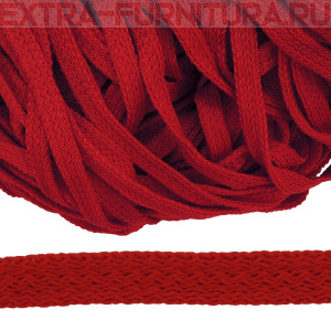 Шнур 34Ф плоский шир.7мм, цв.красный 45, уп.200м