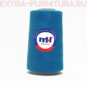 Нитки МН 40/2 п/э  5000 ярдов №539 ярко голубой *