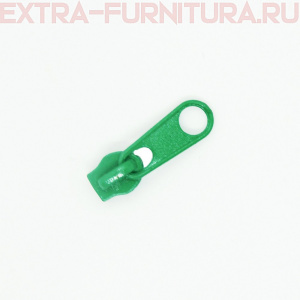 Бегунок к рулонной молнии тип 3, цв.241 салатовый