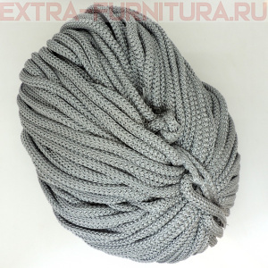 Шнур ПП 8 мм, цв.600 серый, уп.100м, пл.6,5 гр/м