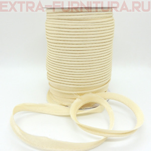 Кант атласный 12 мм, 72 ярда, цв. 003 бежевый ЕВРО