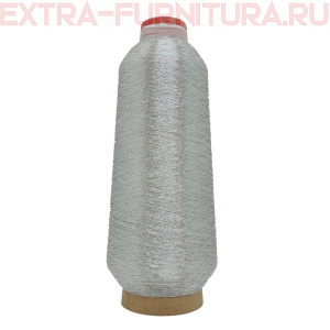Нитки Euron MR 120 5000м вышивальные металлизированные цв. серебро B-115