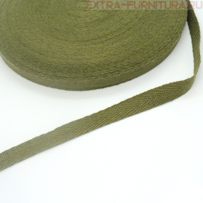 Лента киперная х/б 13 мм, цв.16 хаки, уп.50м (пл.2,8 г/м)