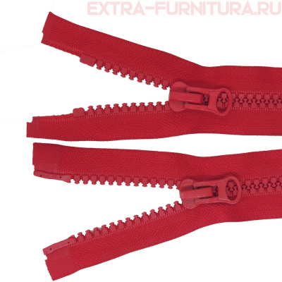 Молния Трактор Т8 2 замка 70см, цв.148 красный, LOGO