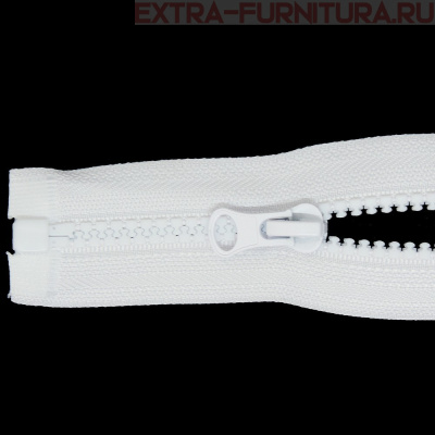 Молния Трактор Т5 1 замок 50см, цв.101 белый LOGO