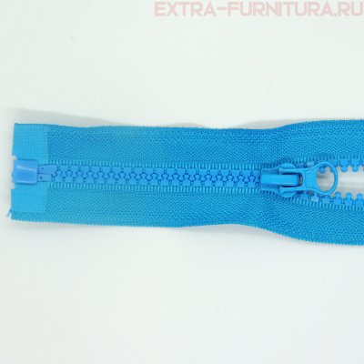 Молния Трактор Т5 1 замок 80см, цв.208 голубой, LOGO