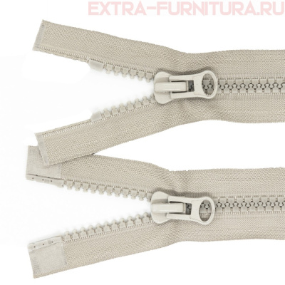 Молния Трактор Т8 2 замка 90см, цв.310 серый светлый, LOGO