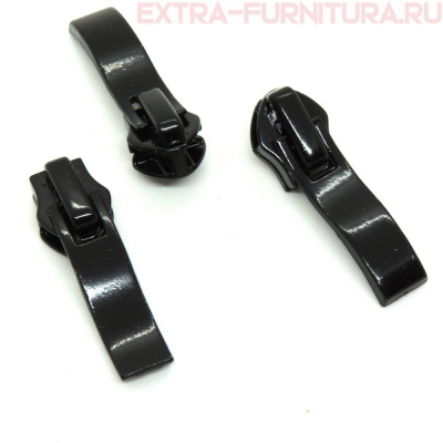 Бегунок декоративный автомат СП7 черный V74C (уп. 50 шт.)