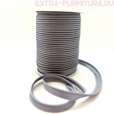 Кант атласный 12 мм, 72 ярда, цв. 070 серый ЕВРО