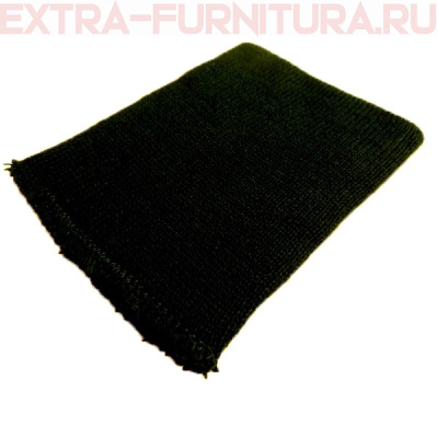 Манжет трикотажный 100% акрил высокообъемный с латексом черный, дл.10,5см (уп.125пар*4уп)