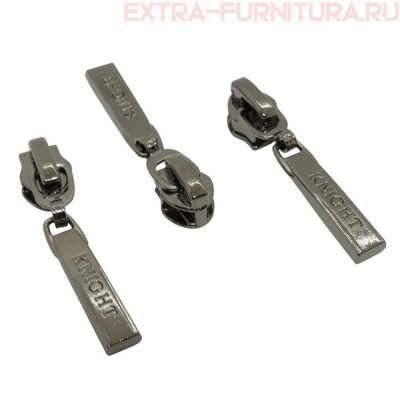 Бегунок декоративный автомат СП7 черный никель №6 (уп. 50 шт.)