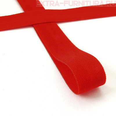 Резинка окантовочная 20мм цв.163 красный, матовая арт.ROM15163 уп. 50м 